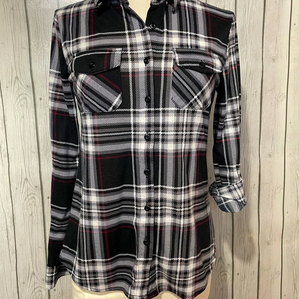 Ladies Plaid Shirt